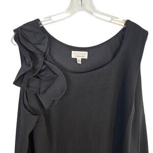 Signature Women's Dress 2X 2XL Black Sleeveless Misses Size 18W 20W